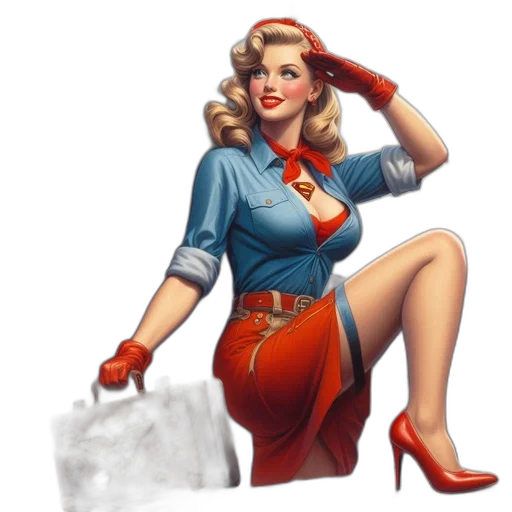 staff, dress, comic book art, concept art transparent PNG cut-out