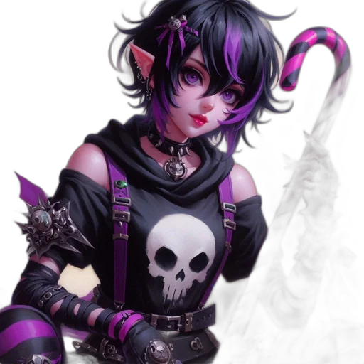 staff, fantasy art, concept art, cyberpunk transparent PNG cut-out