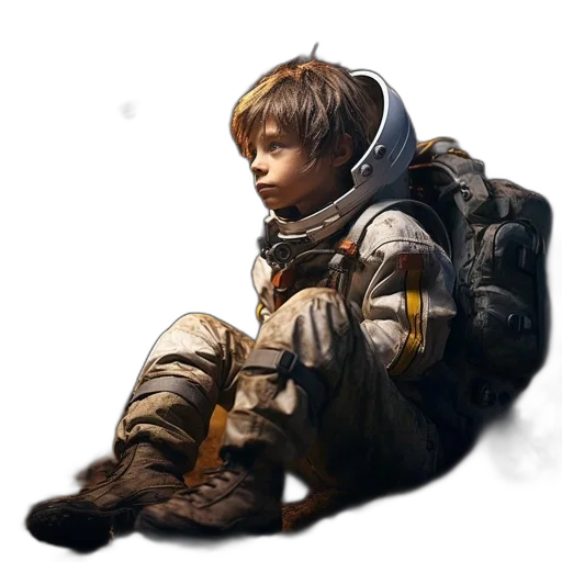 face, robot, jacket, weapon transparent PNG cut-out