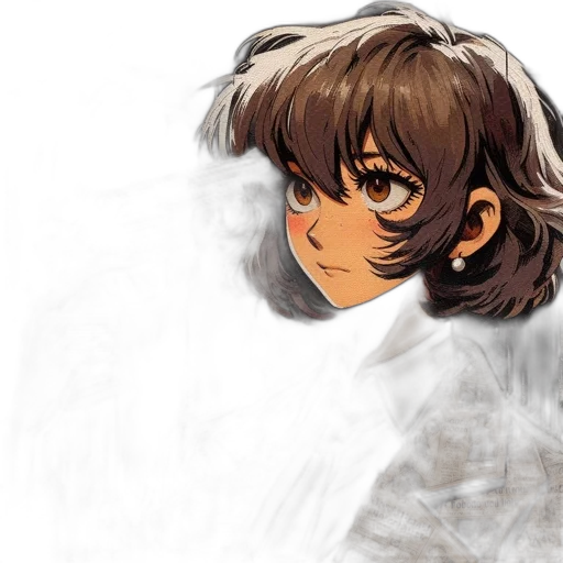 face, hair, mask, creature transparent PNG cut-out
