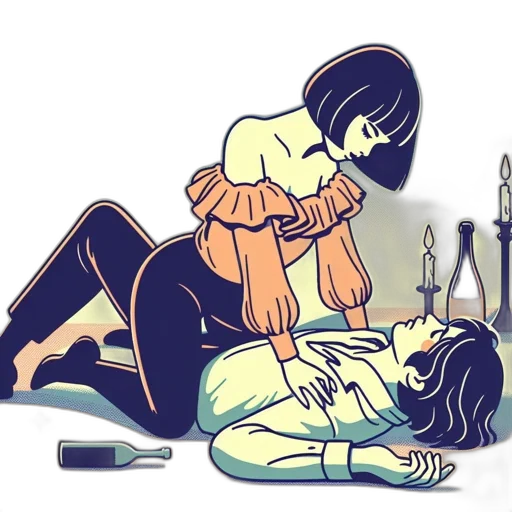 comic book art, anime, cartoon, concept art transparent PNG cut-out