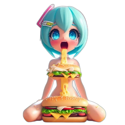 food, creature, dress, robot transparent PNG cut-out