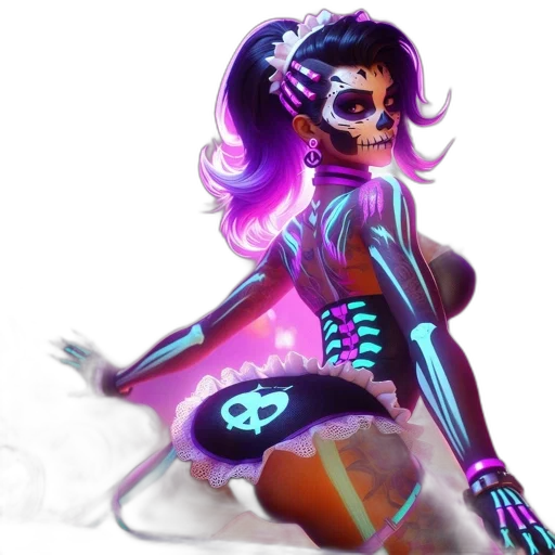 concept art, cyberpunk, fantasy art, vaporwave transparent PNG cut-out