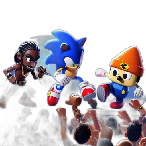concept art, pixel art, 3d render, fantasy art transparent PNG cut-out