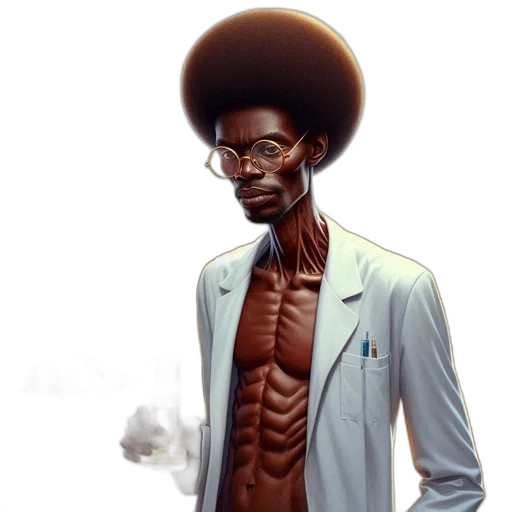 staff, jacket, face, robot transparent PNG cut-out
