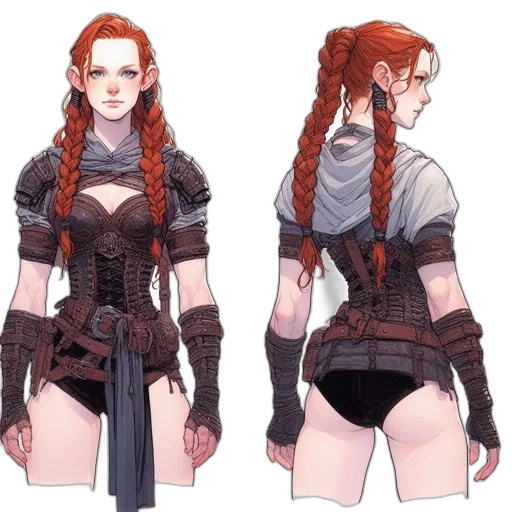 jacket, dress, concept art, fantasy art transparent PNG cut-out