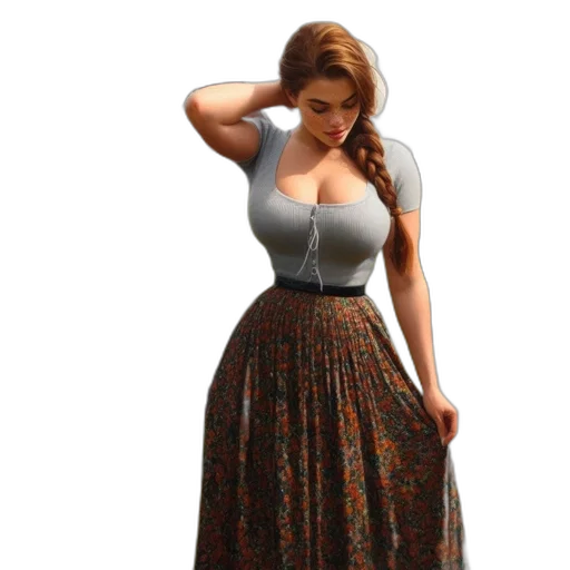 dress, 3d render, photorealistic, pixel art transparent PNG cut-out