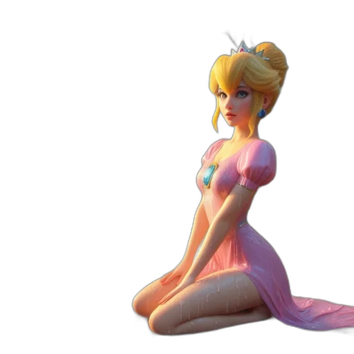 dress, concept art, 3d render, fantasy art transparent PNG cut-out