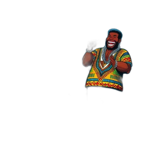 jacket, staff, animal, 3d render transparent PNG cut-out
