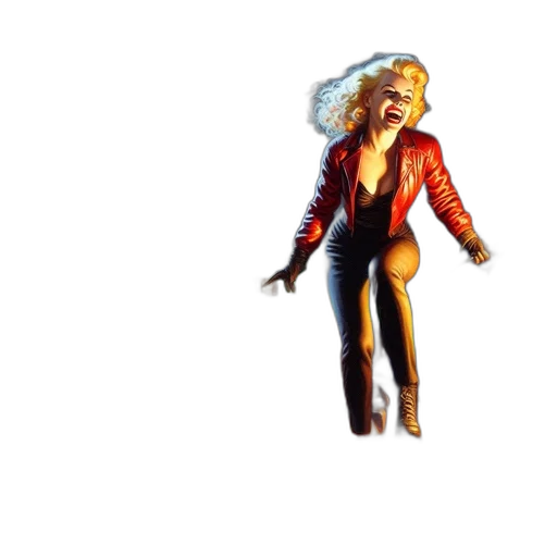 jacket, concept art, comic book art, pixel art transparent PNG cut-out