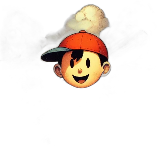 hat, face, mask, staff transparent PNG cut-out