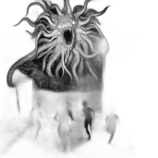 creature, mask, hair, crown transparent PNG cut-out