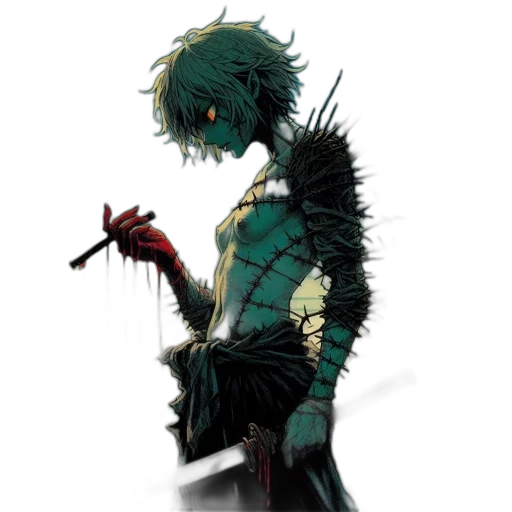 creature, weapon, sword, staff transparent PNG cut-out