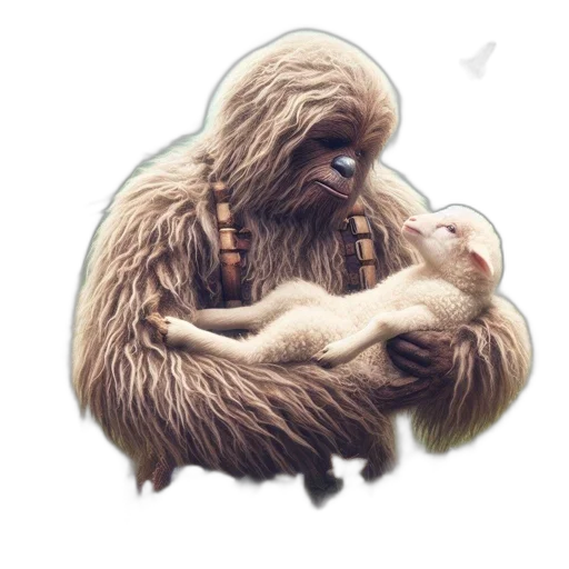 creature, animal, hair, concept art transparent PNG cut-out