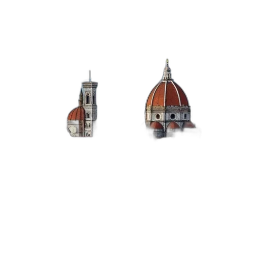 building, jewelry, crown, 3d render transparent PNG cut-out