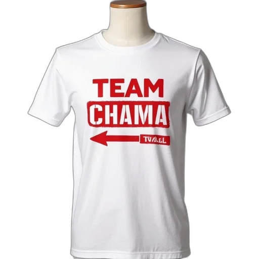 white, t-shirt, text, team transparent PNG cut-out