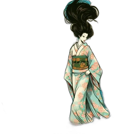 dress, staff, hair, jewelry transparent PNG cut-out