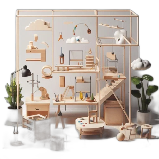 furniture, jewelry, 3d render, concept art transparent PNG cut-out
