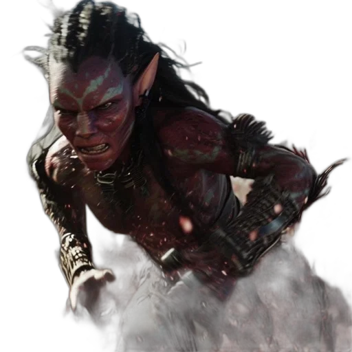dragon, creature, staff, concept art transparent PNG cut-out