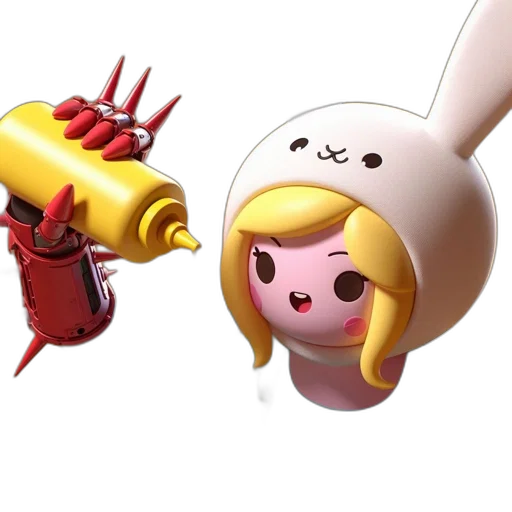 weapon, hair, creature, sword transparent PNG cut-out