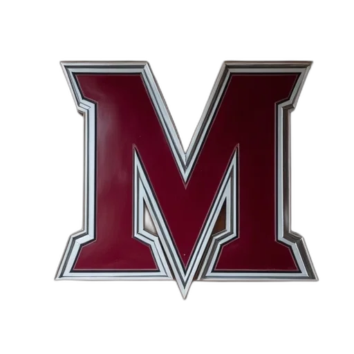 staff, maroon, mavericks, logo transparent PNG cut-out