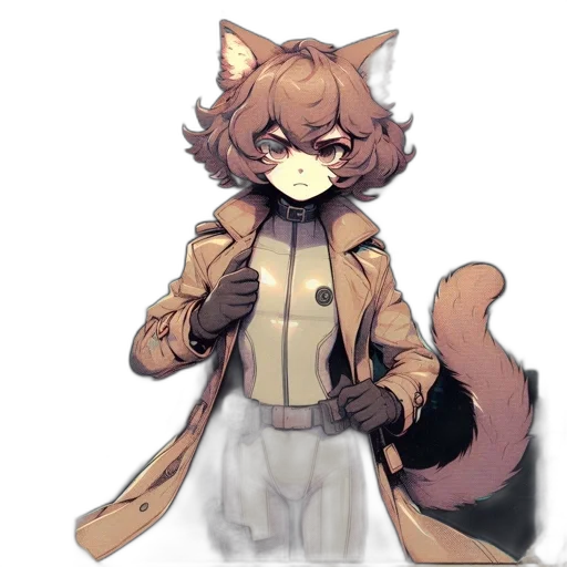 staff, jacket, animal, mask transparent PNG cut-out