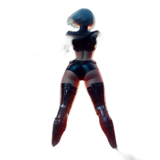 robot, weapon, mask, staff transparent PNG cut-out