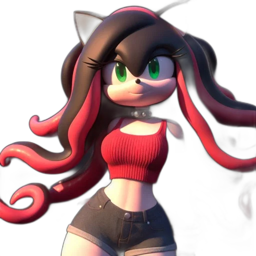 staff, hair, hat, dress transparent PNG cut-out