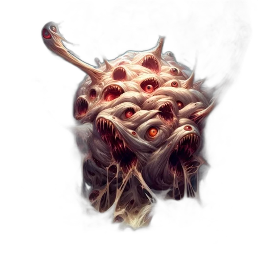creature, dragon, staff, mask transparent PNG cut-out