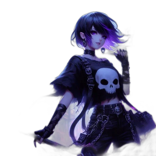 weapon, dress, staff, mask transparent PNG cut-out