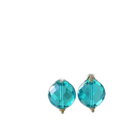 jewelry, blue, aquamarine, glass transparent PNG cut-out
