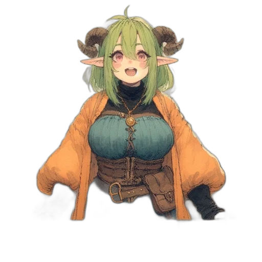 dragon, staff, creature, jacket transparent PNG cut-out
