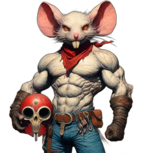 animal, concept art, fantasy art, comic book art transparent PNG cut-out
