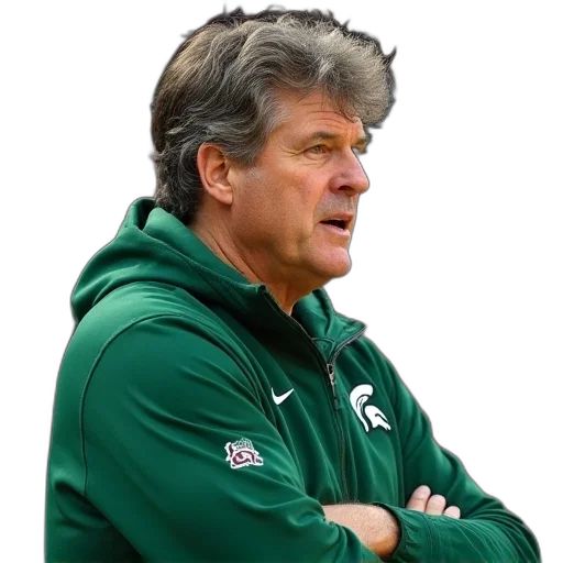 jacket, staff, green, michigan transparent PNG cut-out