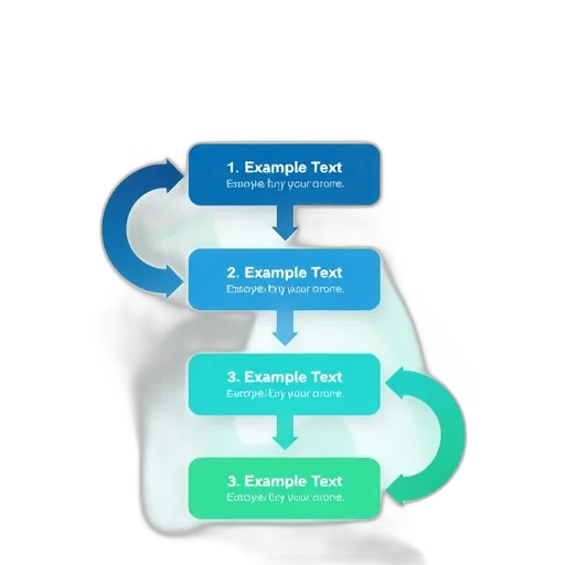 flowchart, blue, green, color transparent PNG cut-out