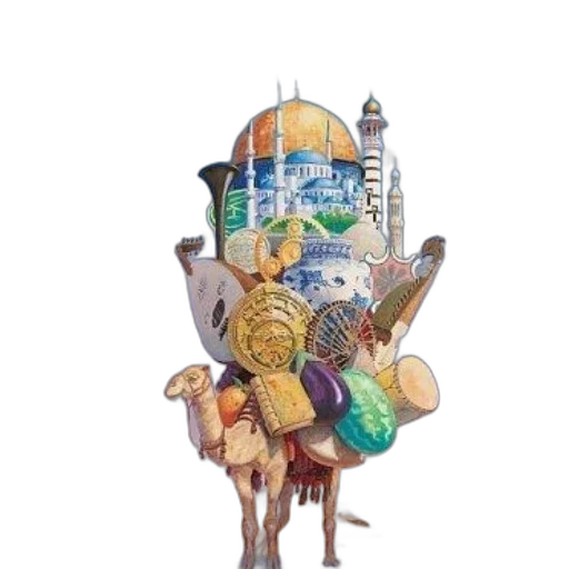 food, hat, concept art, watercolor transparent PNG cut-out