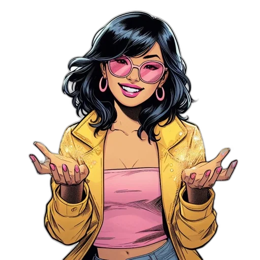 jacket, comic book art, cartoon, concept art transparent PNG cut-out