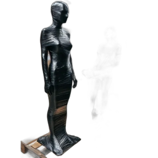 dress, jewelry, robot, staff transparent PNG cut-out