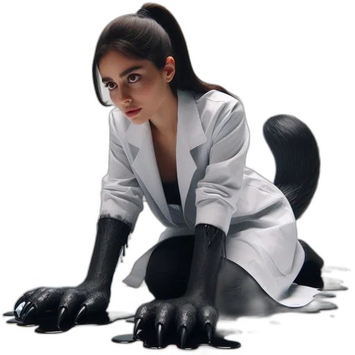 creature, animal, robot, staff transparent PNG cut-out