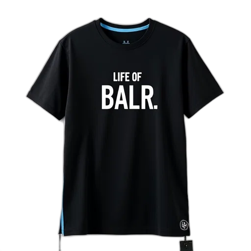 black, t-shirt, text, life transparent PNG cut-out