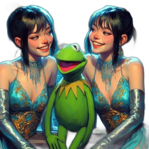 dress, mask, creature, concept art transparent PNG cut-out