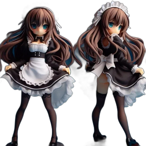 dress, 3d render, concept art, anime transparent PNG cut-out
