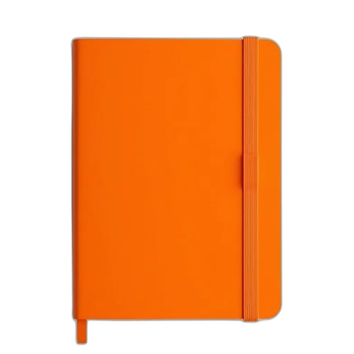 orange, medium, hard, cover transparent PNG cut-out