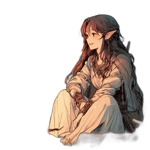 staff, fantasy art, concept art, watercolor transparent PNG cut-out