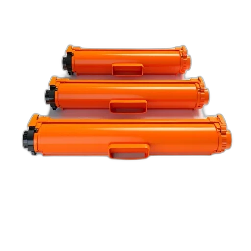 weapon, 3d render, set, orange transparent PNG cut-out