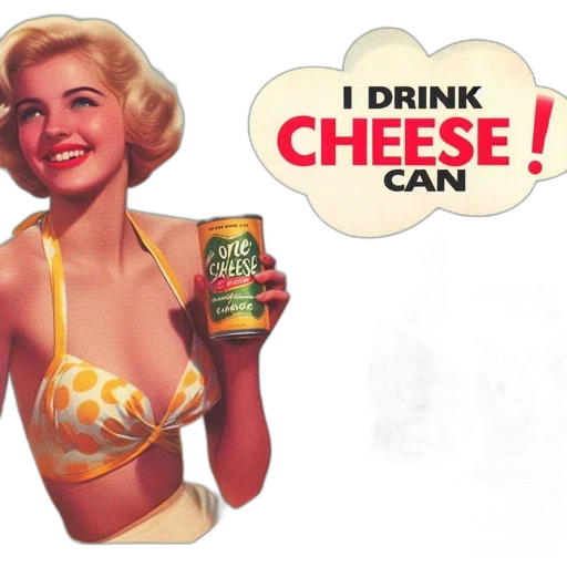 food, vintage, shows, blonde transparent PNG cut-out