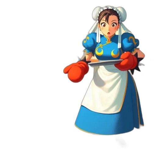 dress, staff, weapon, concept art transparent PNG cut-out