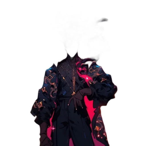 jacket, mask, creature, dragon transparent PNG cut-out