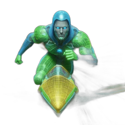 robot, creature, weapon, staff transparent PNG cut-out
