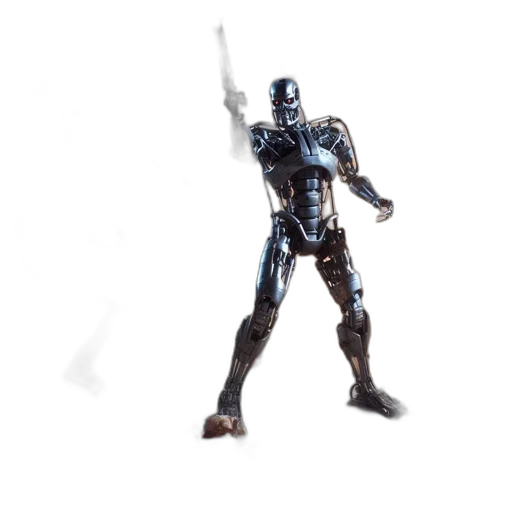 robot, weapon, sword, staff transparent PNG cut-out